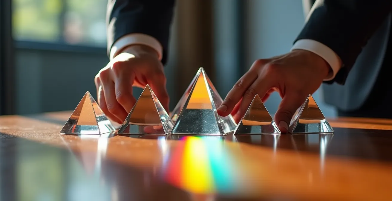 CEO analysiert fünf Schlüsselgrafiken am frühen Morgen im Büro