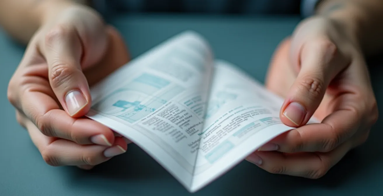 Vergleich zwischen nützlicher Checkliste und werblicher Produktbroschüre