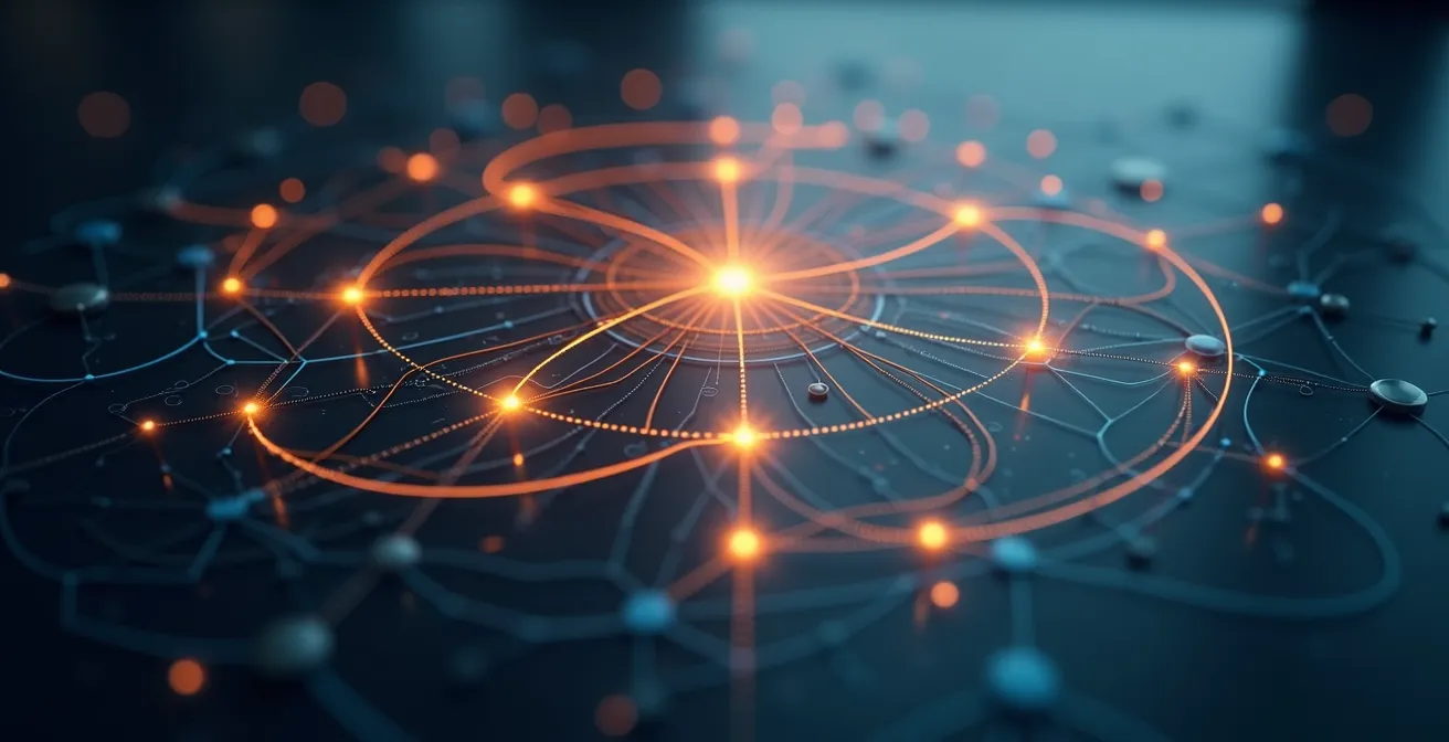 Visuelle Darstellung der nicht-linearen B2B Customer Journey im deutschen Markt