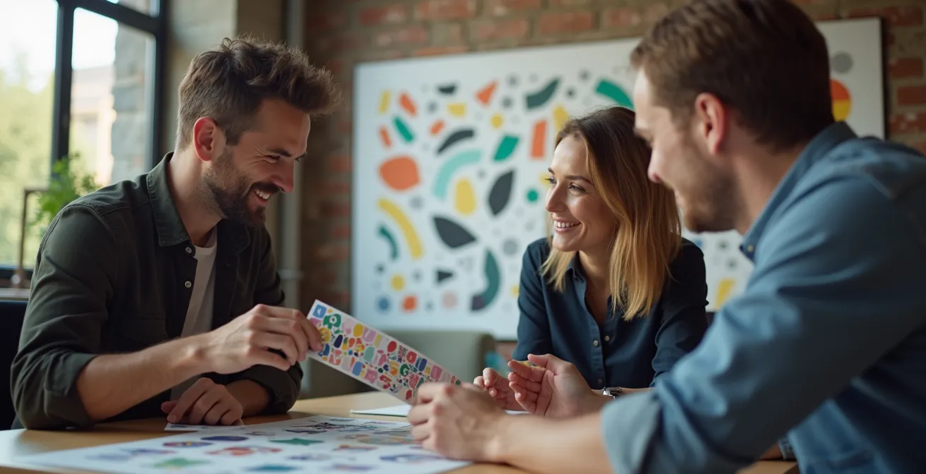 Visualisierung des Freedom within Framework Konzepts für Mitarbeiterkreativität