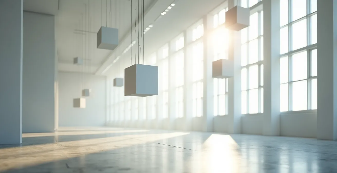 Visualisierung eines Content-Netzwerks mit verbundenen Knotenpunkten