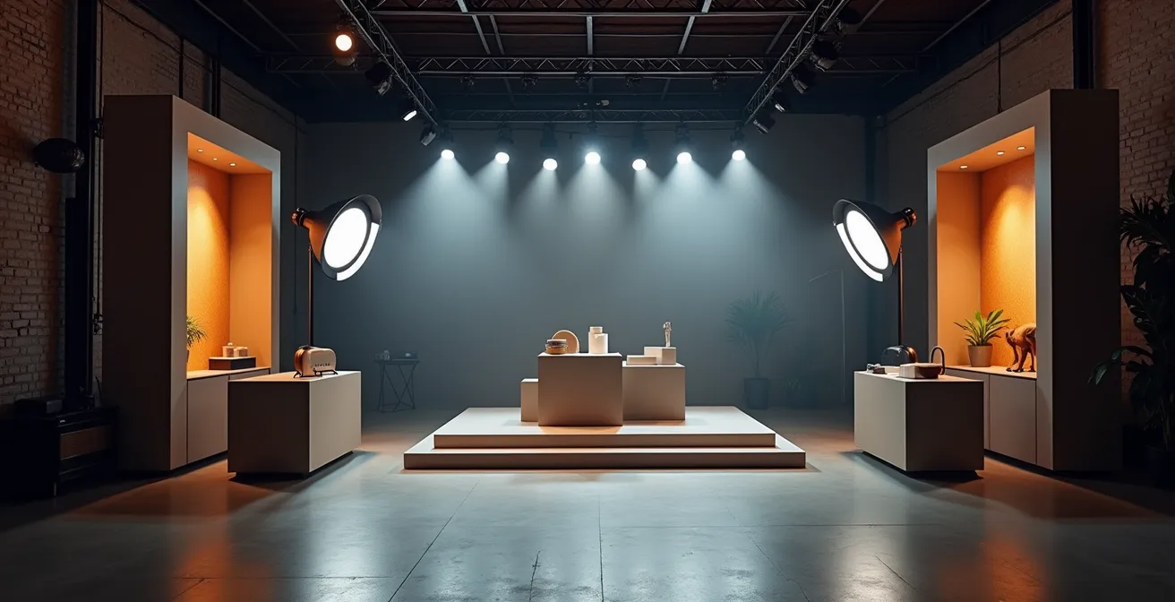 Professionelles Livestream Studio Setup für Social Commerce